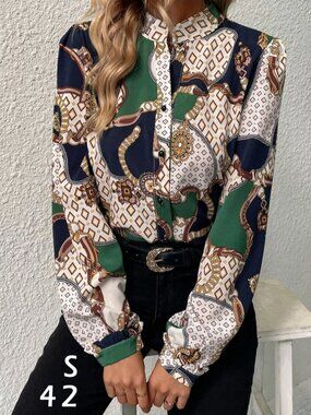 Shein size S colorful blouse